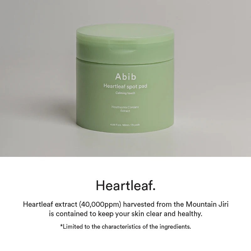 Abib- Heartleaf spot pad Calming touch - 150ml. 80 pads