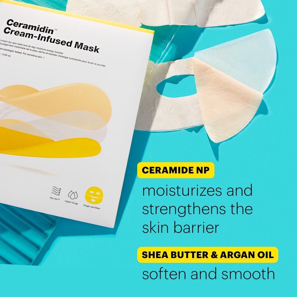 Dr.Jart+ -CERAMIDIN CREAM-INFUSED MASK 18g - 5pcs